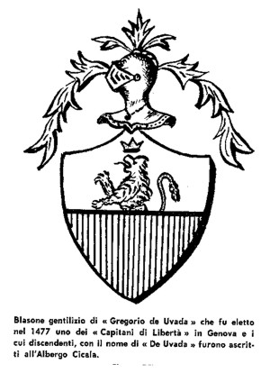  Stemma dei De Uvada - Disegno 