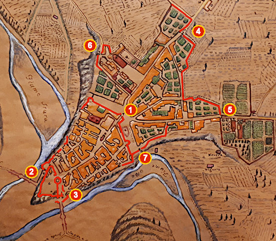 Planimetria Vinzoni 1773