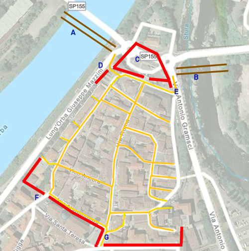 strade interne alle mura